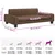 vidaXL lit pour chien Tissu