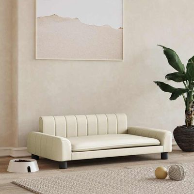 vidaXL lit pour chien Faux cuir