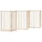 vidaXL barrière pour chien Sapin de Chine Naturel, 50 x 90 x 2 cm