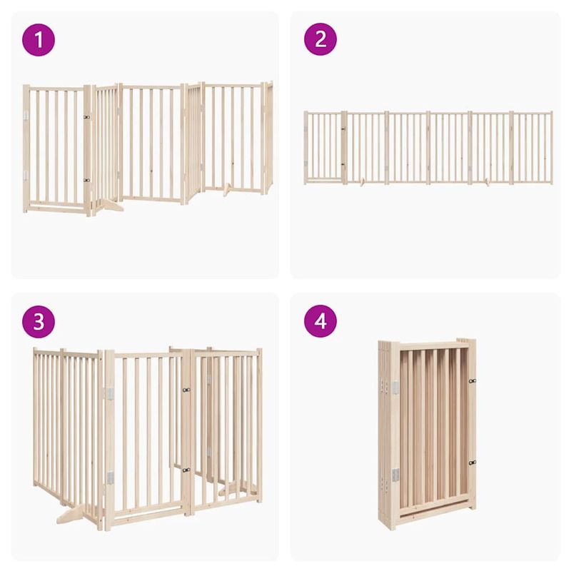 vidaXL barrière pour chien Sapin chinois