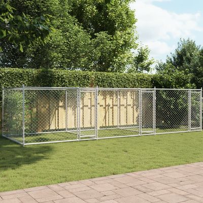 vidaXL cage pour chien Acier