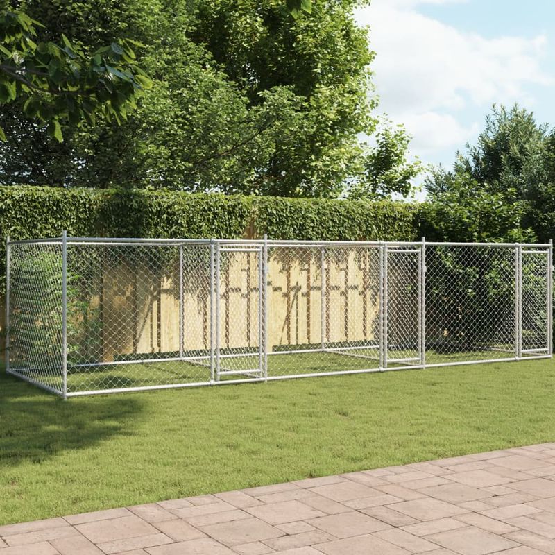 vidaXL cage pour chien Acier