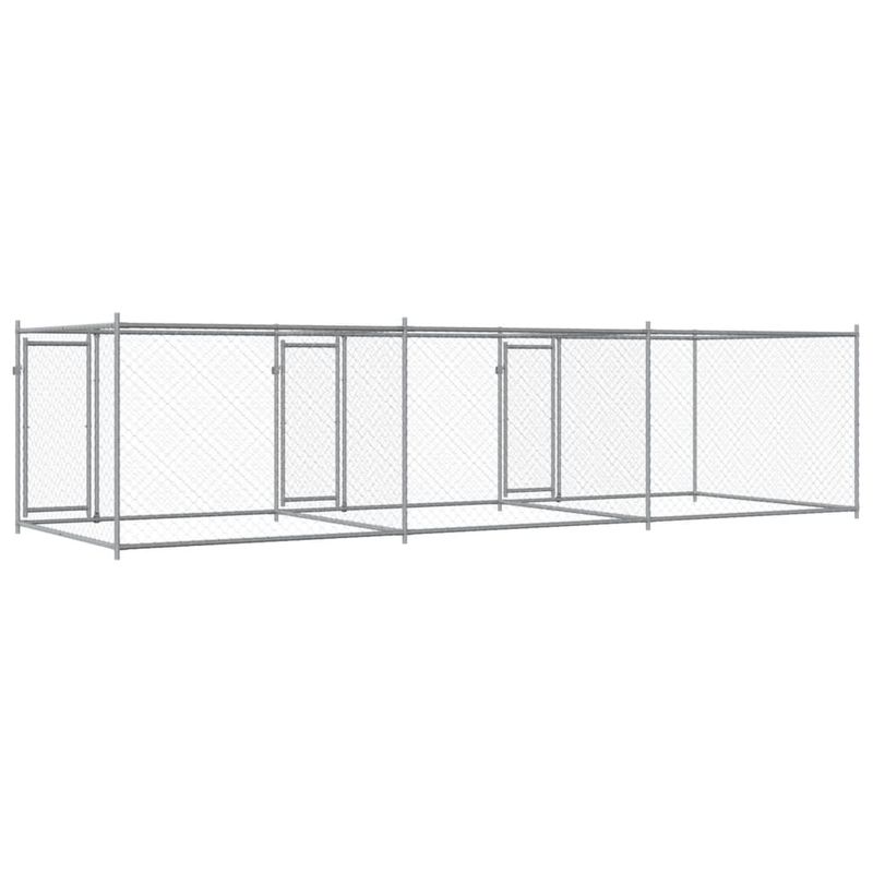 vidaXL cage pour chien Acier