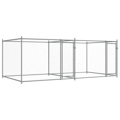 vidaXL cage pour chien Acier