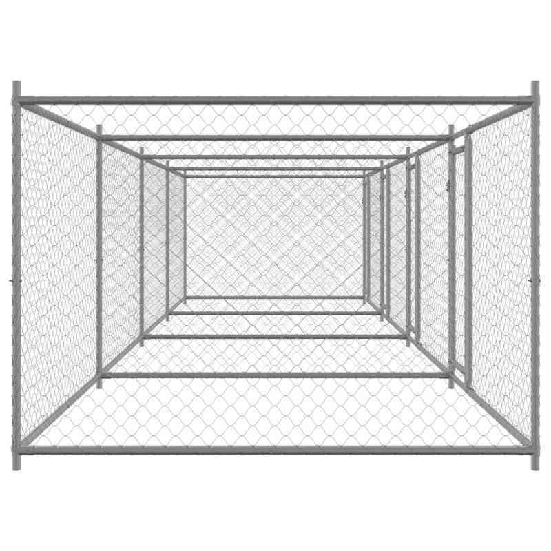 vidaXL cage pour chien Acier