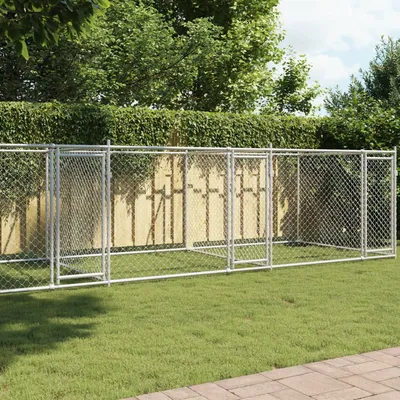 vidaXL cage pour chien Acier