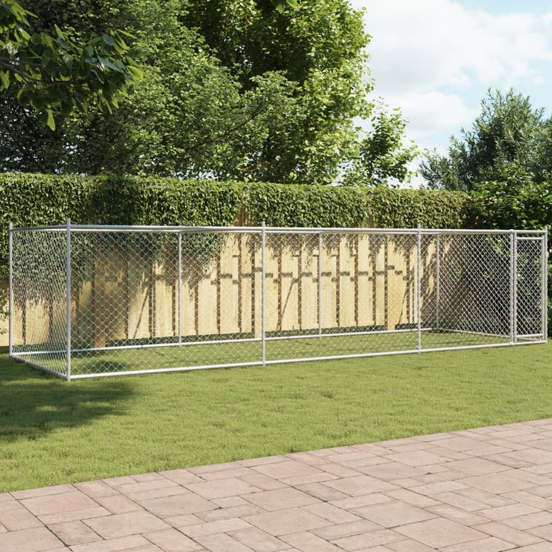 vidaXL cage pour chien Acier