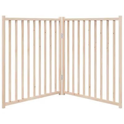 vidaXL barrière pour chien Sapin de Chine