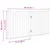 vidaXL barrière pour chien Sapin chinois vidaXL barrière pour chien Sapin chinois