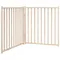 vidaXL barrière pour chien Sapin de Chine Naturel, 80 x 90 x 2 cm