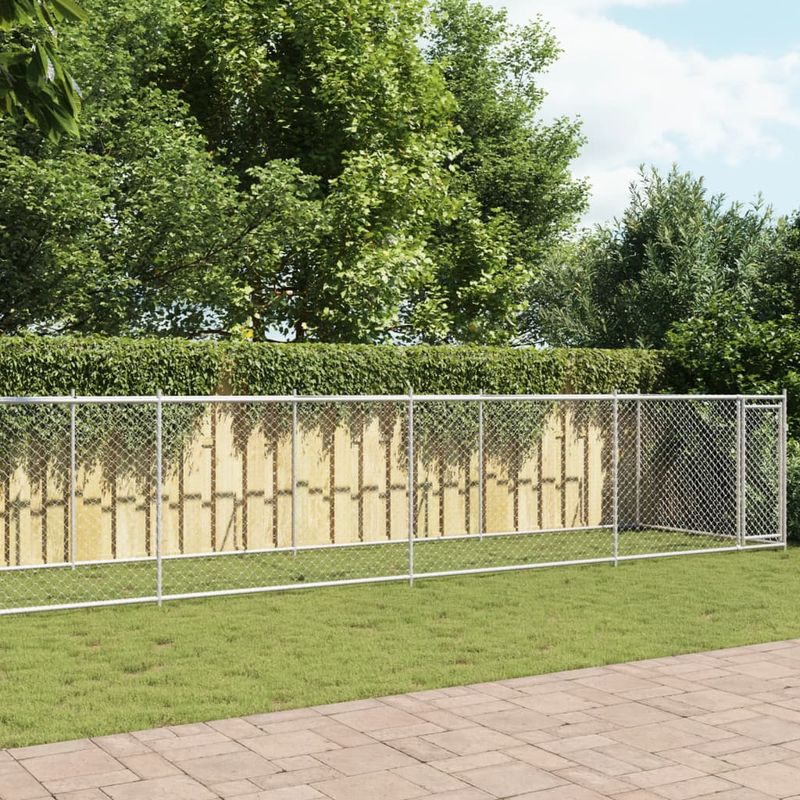 vidaXL cage pour chien Acier