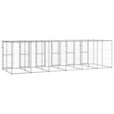 vidaXL niche pour chiens Acier vidaXL niche pour chiens Acier