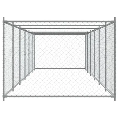 vidaXL cage pour chien Acier