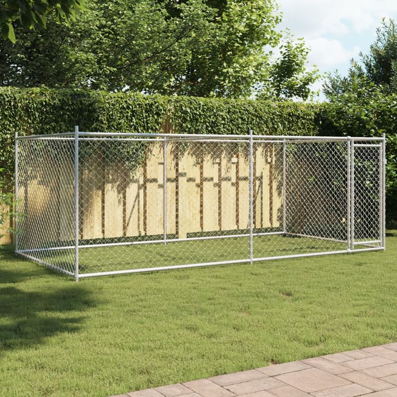 vidaXL cage pour chien Acier