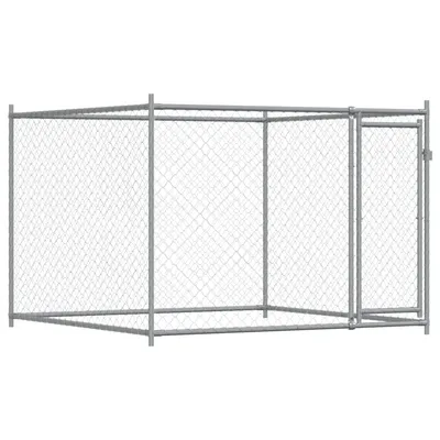 vidaXL cage pour chien Acier