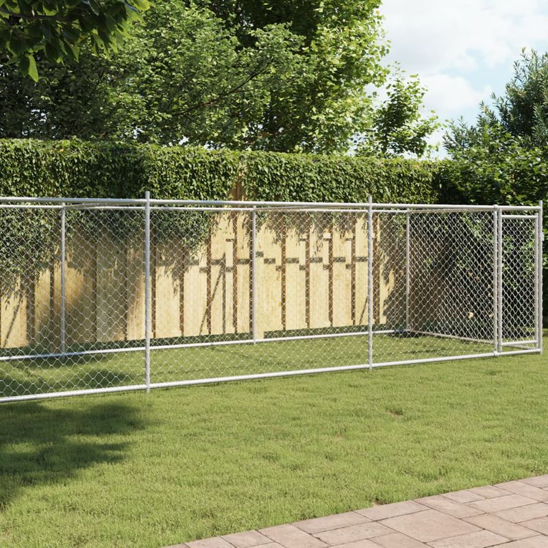 vidaXL cage pour chien Acier