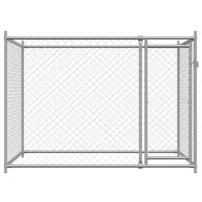 vidaXL cage pour chien Acier