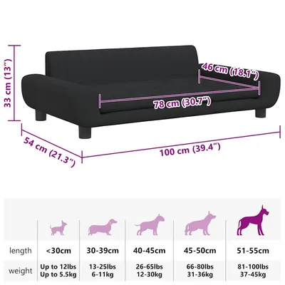vidaXL lit pour chien Velours vidaXL lit pour chien Velours
