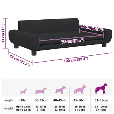 vidaXL lit pour chien Velours vidaXL lit pour chien Velours