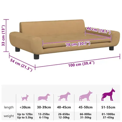 vidaXL lit pour chien Velours vidaXL lit pour chien Velours