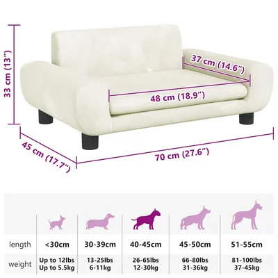 vidaXL lit pour chien Velours vidaXL lit pour chien Velours