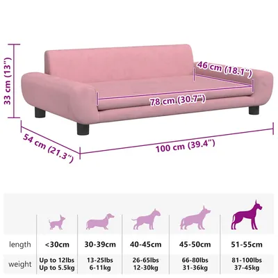 vidaXL lit pour chien Velours vidaXL lit pour chien Velours