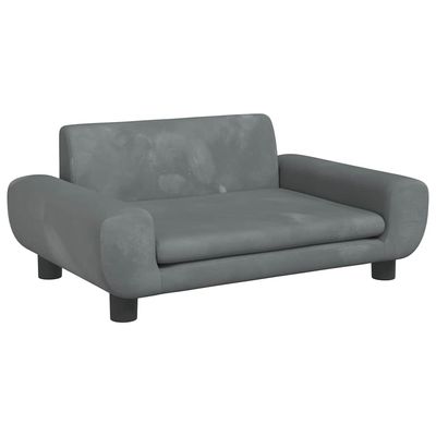 vidaXL lit pour chien Velours