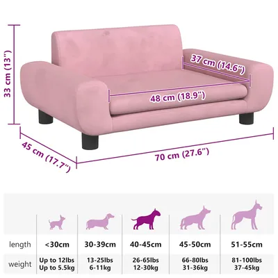 vidaXL lit pour chien Velours vidaXL lit pour chien Velours