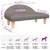 vidaXL lit pour chien Tissu vidaXL lit pour chien Tissu
