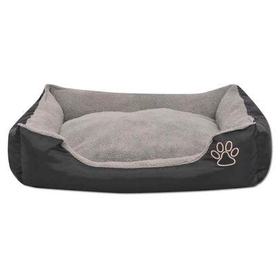 vidaXL lit pour chiens Tissu