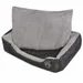 vidaXL lit pour chiens Tissu