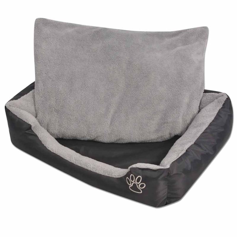 vidaXL lit pour chiens Tissu