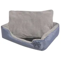 vidaXL lit pour chiens Tissu