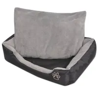 vidaXL lit pour chiens Tissu