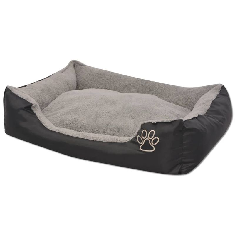 vidaXL lit pour chiens Tissu