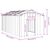 vidaXL niche pour chien Acier