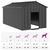 vidaXL niche pour chien Acier