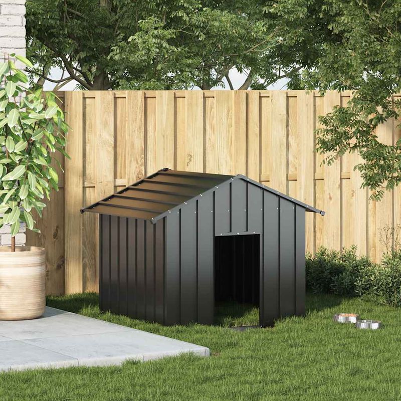 vidaXL niche pour chien Acier