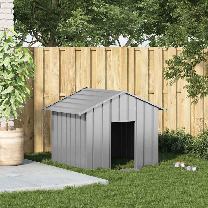vidaXL niche pour chien Acier