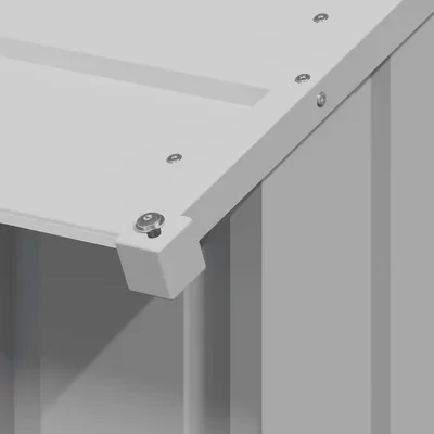 vidaXL niche pour chien Acier