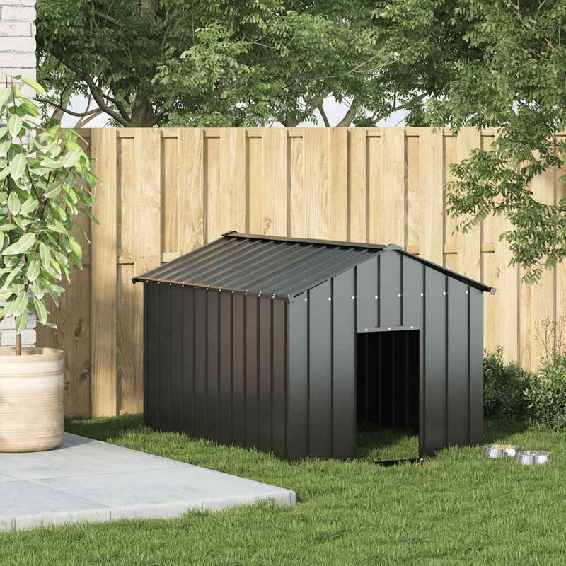 vidaXL niche pour chien Acier