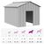 vidaXL niche pour chien Acier