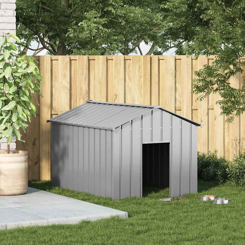 vidaXL niche pour chien Acier