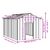 vidaXL niche pour chien Acier
