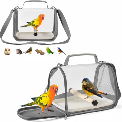 Pawzy Cage de voyage pour oiseaux Pawzy Cage de voyage pour oiseaux