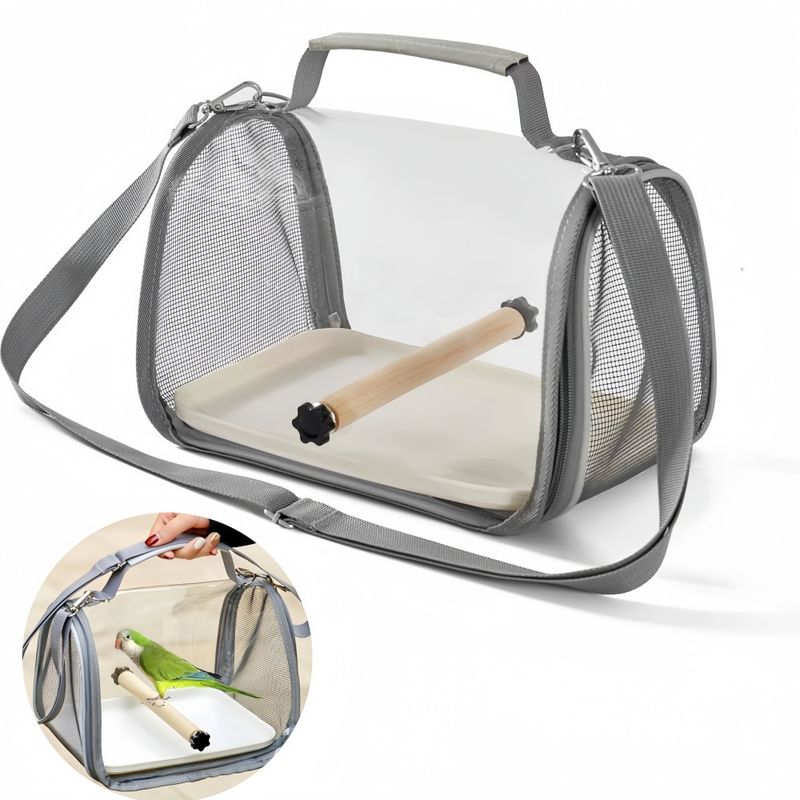 Pawzy Cage de voyage pour oiseaux