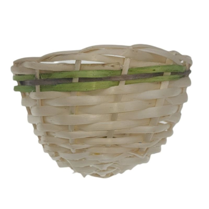animallparadise - 2 nids en osier pour canaris, ø 11 cm, pour oiseaux