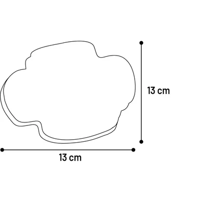 Flamingo - Tapis fond de nid en feutre ø 13 cm, lot de 6 pièces pour oiseau