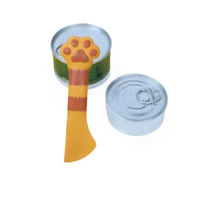 Zoomtopia Cuillère à nourriture humide pour chat mini spatule pour nourritu