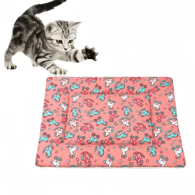 Pawzy Tapis en coton épais pour animaux de compagnie